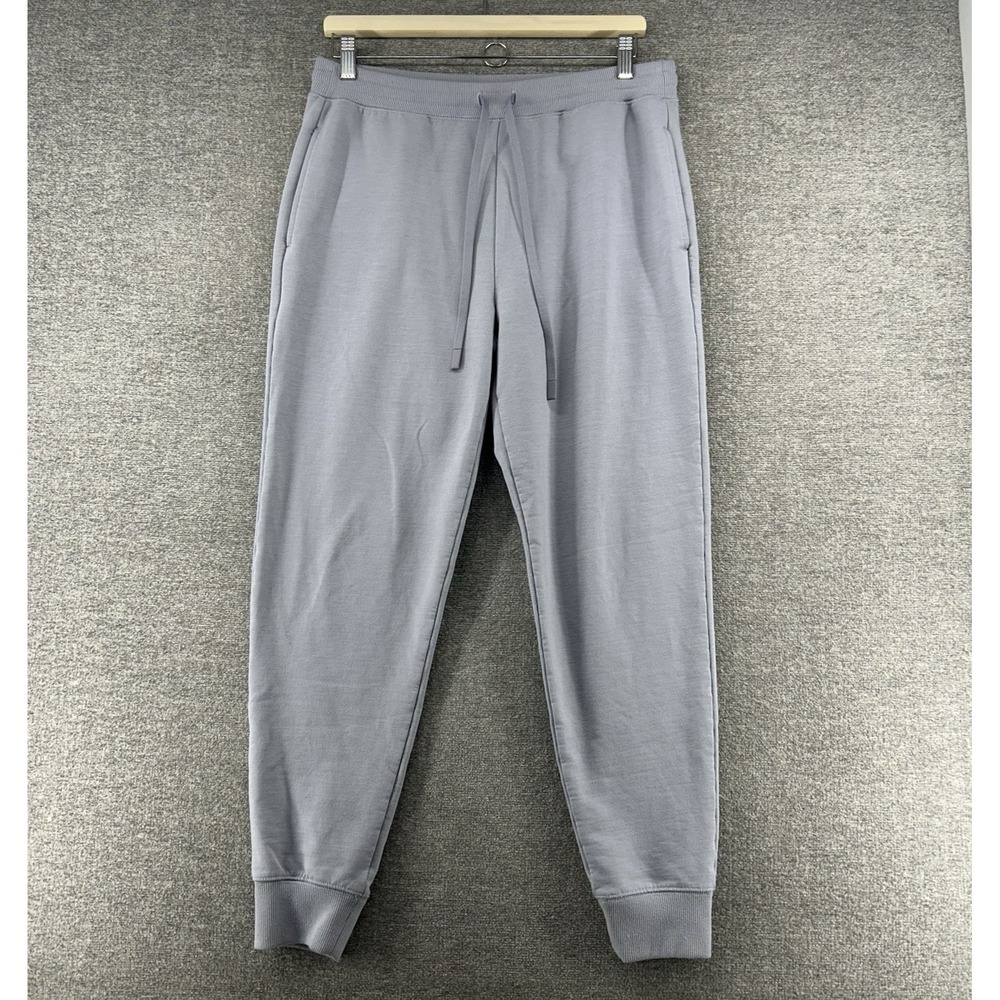 Theory Jogger Pants Men Size Small Light Gray Drawstrings Activewear